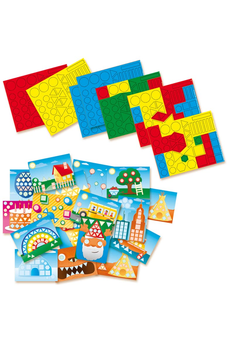 I Learn to Recognize Shapes, 300+ Shape Stickers, Kids 3+, Alternate, color, Multicolored