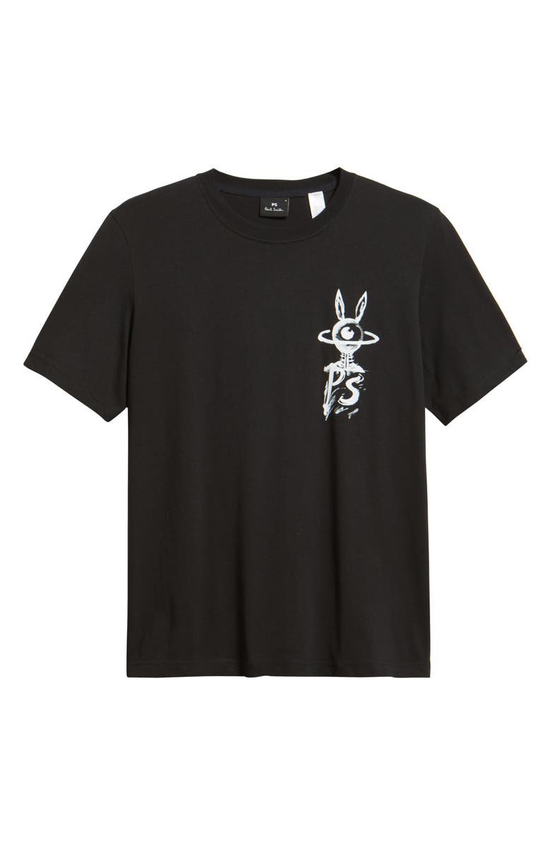 PS Paul Smith Eye Organic Cotton Graphic T-Shirt, Alternate, color, Black