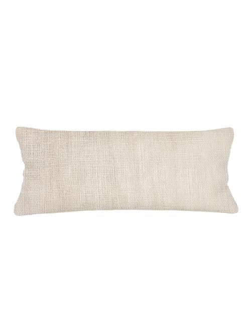 Anaya So Soft Linen Body Pillow With Down Alternative Insert In Natural Beige