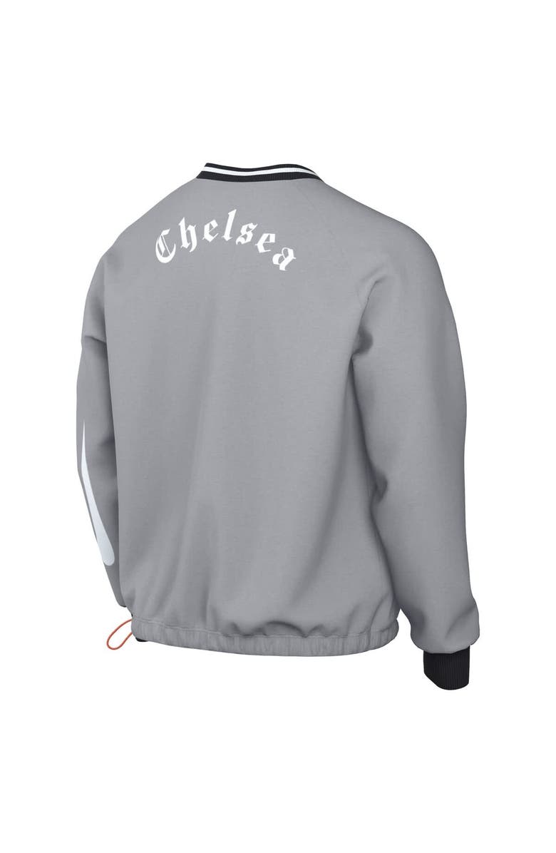 Nike Men's Nike Gray Chelsea 2025/26 Academy Shell Pullover, Alternate, color, Gray
