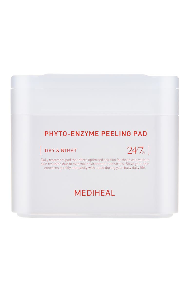 MEDIHEAL Phyto-Enzyme Peeling Pad, Main, color, White