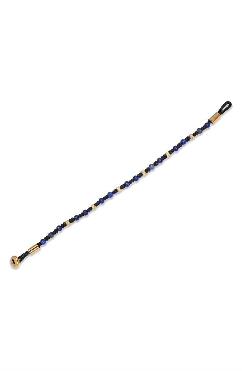 EYE CANDY LOS ANGELES Logan Sodalite Beaded Bracelet, Alternate, color, 