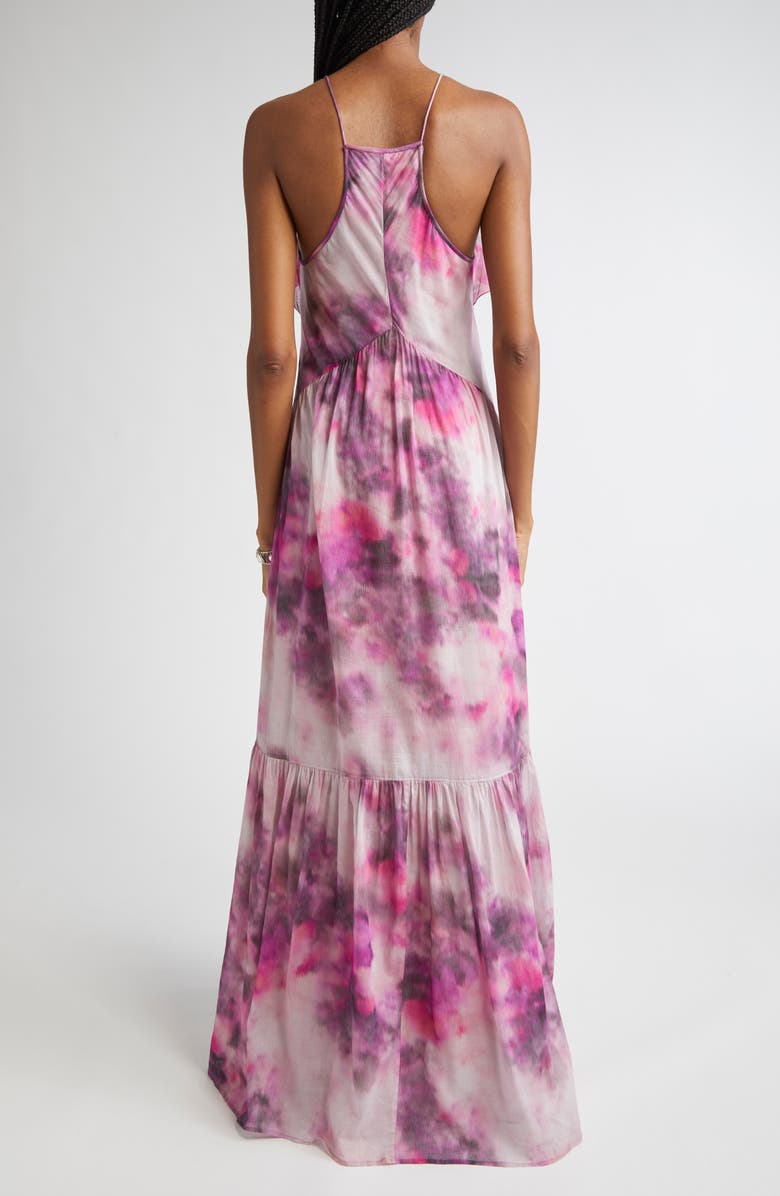 Isabel Marant Étoile Vasmila Racerback Cotton Maxi Dress, Alternate, color, Pink