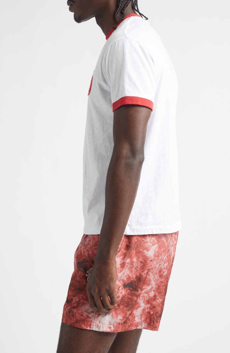 STOCKHOLM SURFBOARD CLUB Club Organic Cotton Ringer T-Shirt, Alternate, color, White