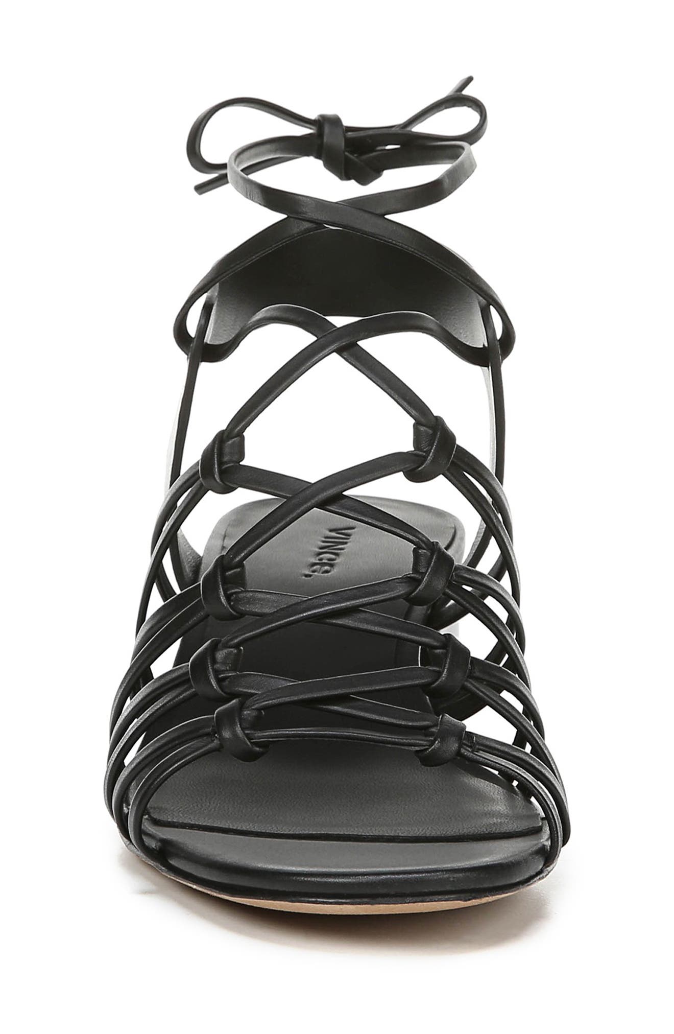Beautmont Lace-Up Sandal, Alternate, color, BLACK