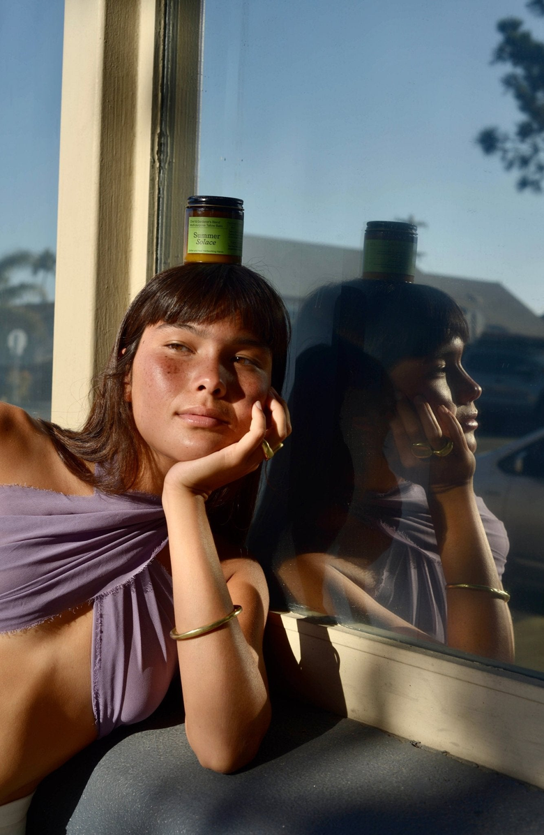 Summer Solace Tallow Chef & Gardener's Balm Regenerative Tallow, Alternate, color, Dark Blue / Olive