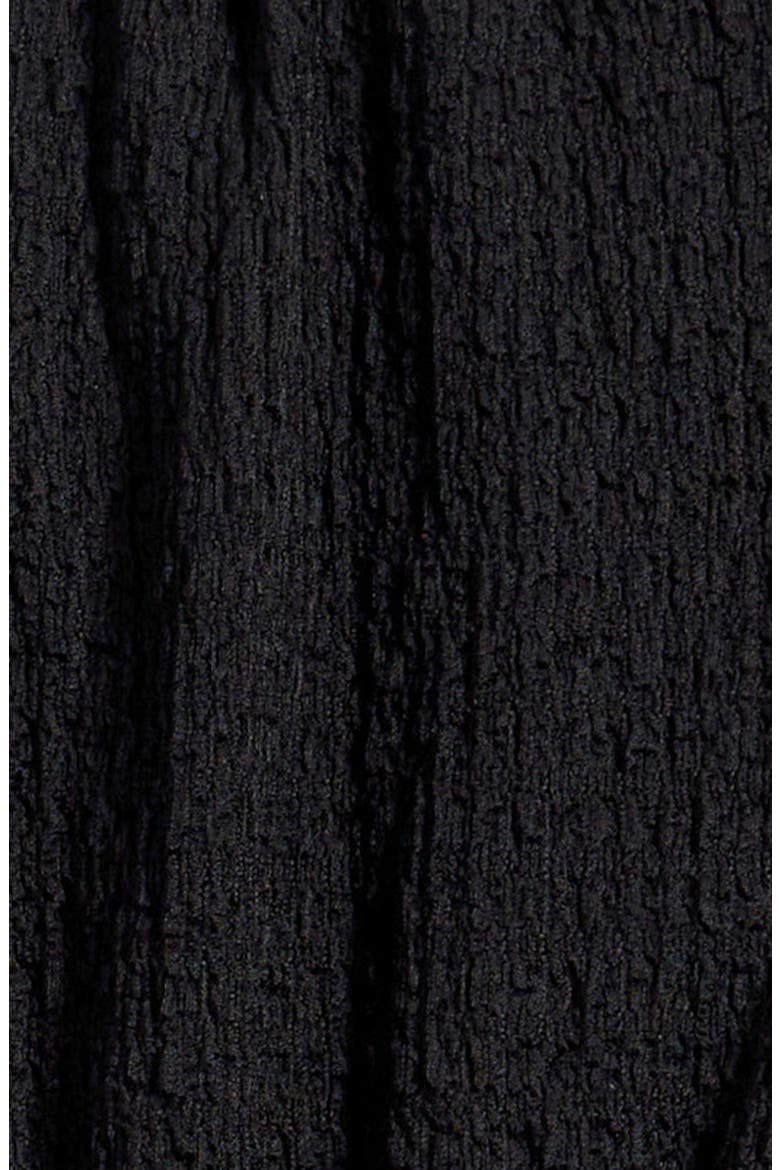 Kids' Smocked Knit Party Dress, Alternate, color, BLACK