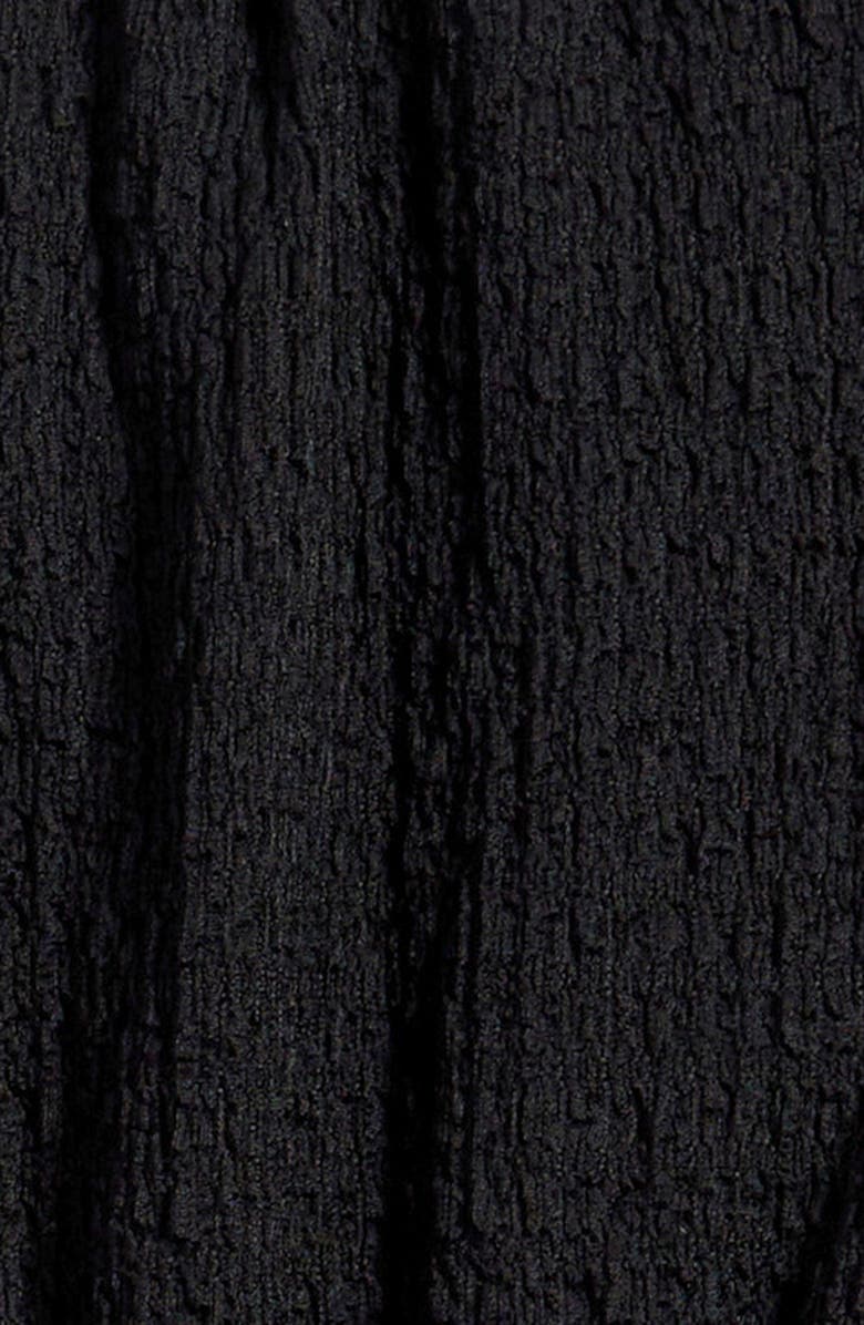 Ava & Yelly Kids' Smocked Knit Party Dress, Alternate, color, Black