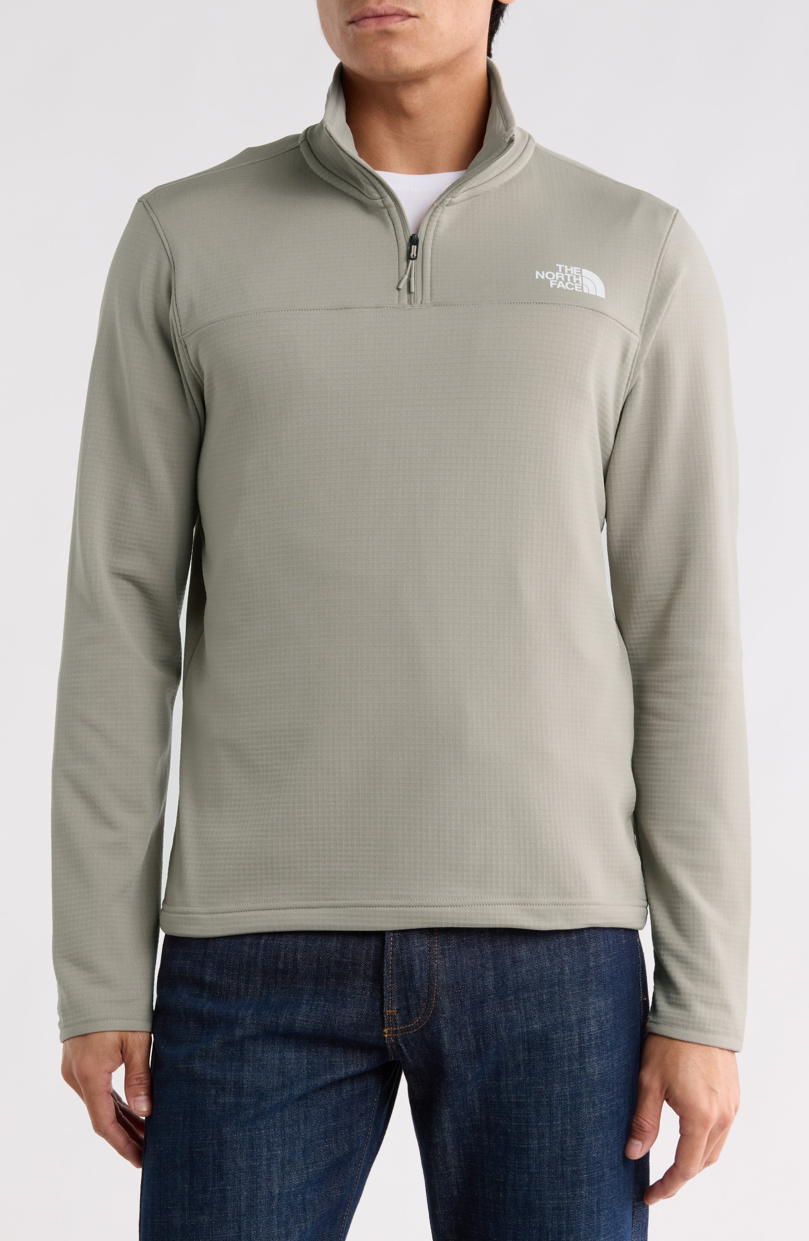 Cedar Trail Grid Fleece Quarter Zip Pullover