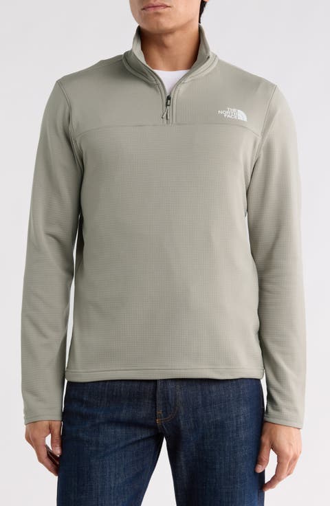Cedar Trail Grid Fleece Quarter Zip Pullover