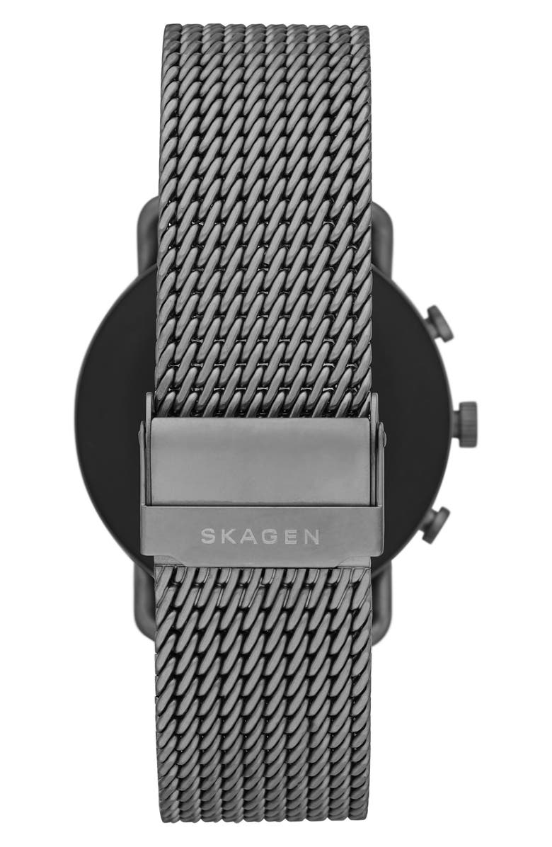 Skagen Falster 3 Mesh Strap Smart Watch, 42mm, Alternate, color, 