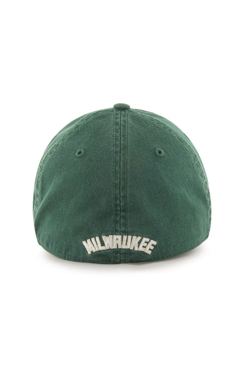 Men's '47 Hunter Green Milwaukee Bucks  Classic Franchise Fitted Hat, Alternate, color, Hunter Green