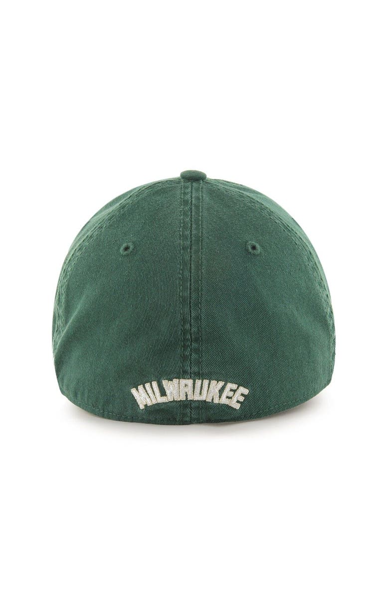 '47 Men's '47 Hunter Green Milwaukee Bucks Classic Franchise Fitted Hat, Alternate, color, Hunter Green