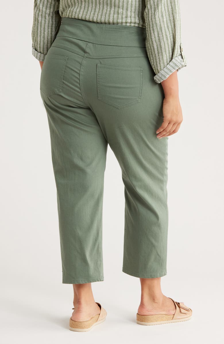 RUBY RD Cotton Blend Pants, Alternate, color, Loden