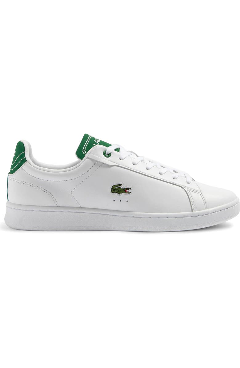 Lacoste Carnaby Pro Sneaker, Alternate, color, White/ Green