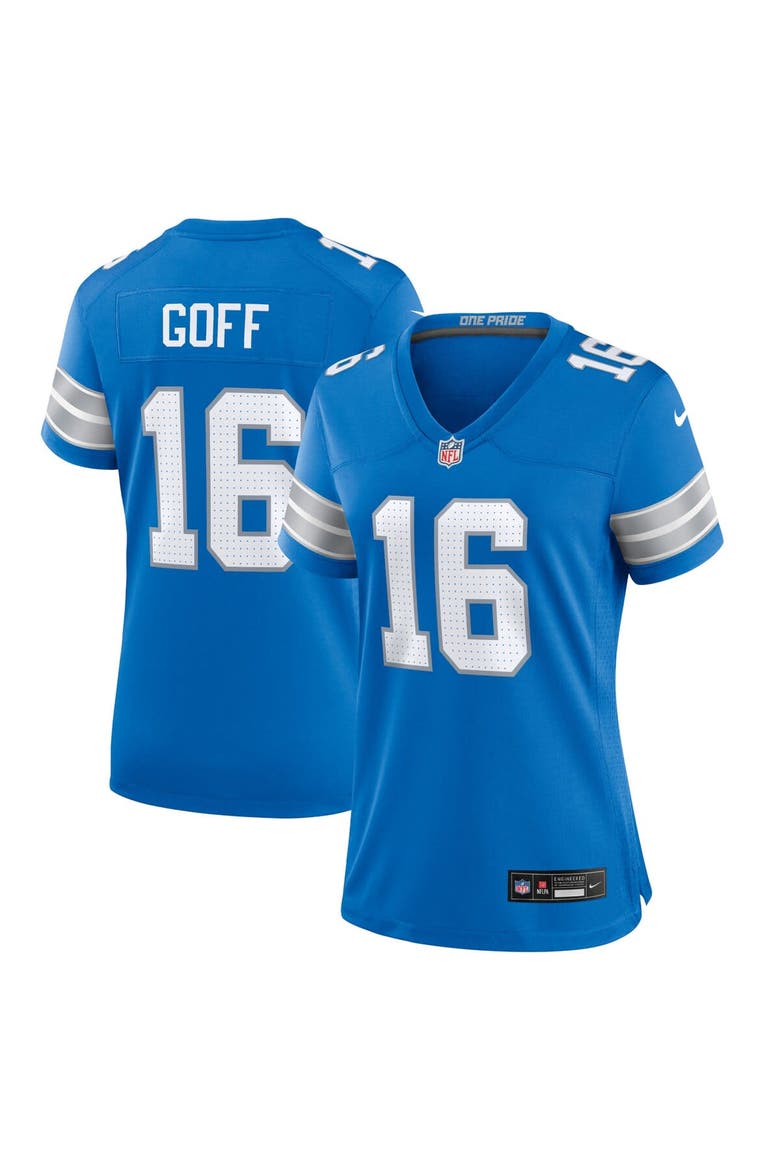 Women's Nike Jared Goff Blue Detroit Lions Game Jersey, Alternate, color, Blue