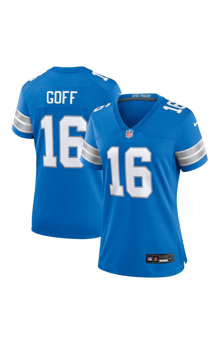 Nike Women's Nike Jared Goff Blue Detroit Lions Game Jersey, Alternate, color, Blue