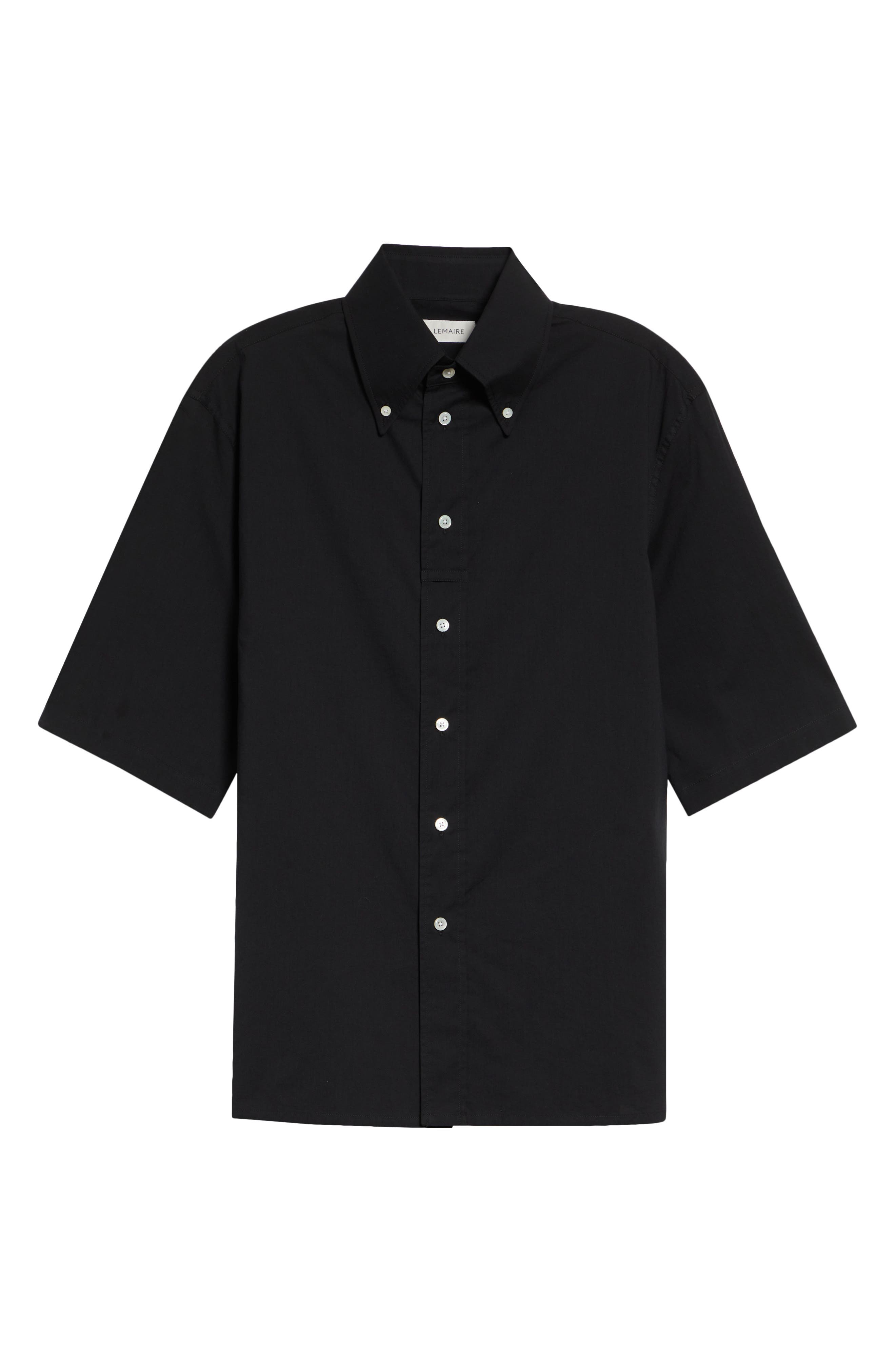 Short Sleeve Cotton Muslin Button-Down Shirt (Men) | Nordstrom