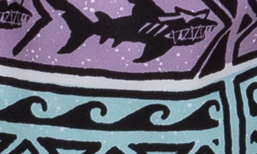 Maui And Sons Maui & Sons Bam Bam Shark Print Microfiber Swim Trunks