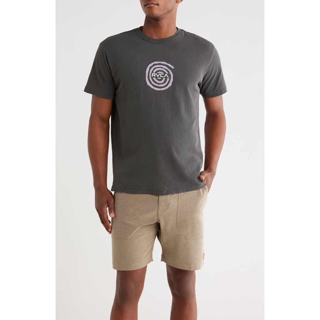 RVCA Easter Basket Cotton Graphic T-Shirt in Black  product