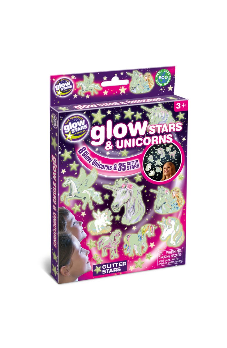 The Original Glowstars Company The Original Glowstars Glowstars & Unicorns Selfadhesive Pads, Main, color, Multicolored