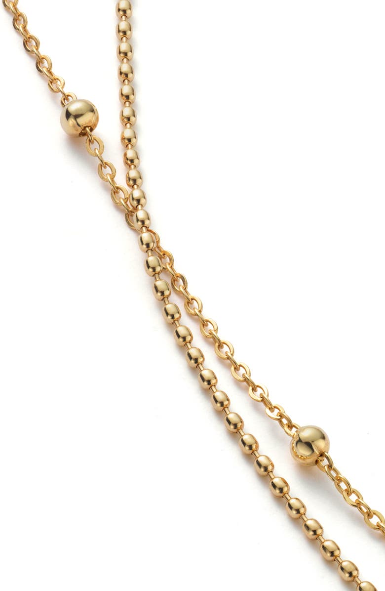 Ana Luisa Layered Necklace - Gold Bead Chain Set, Alternate, color, 