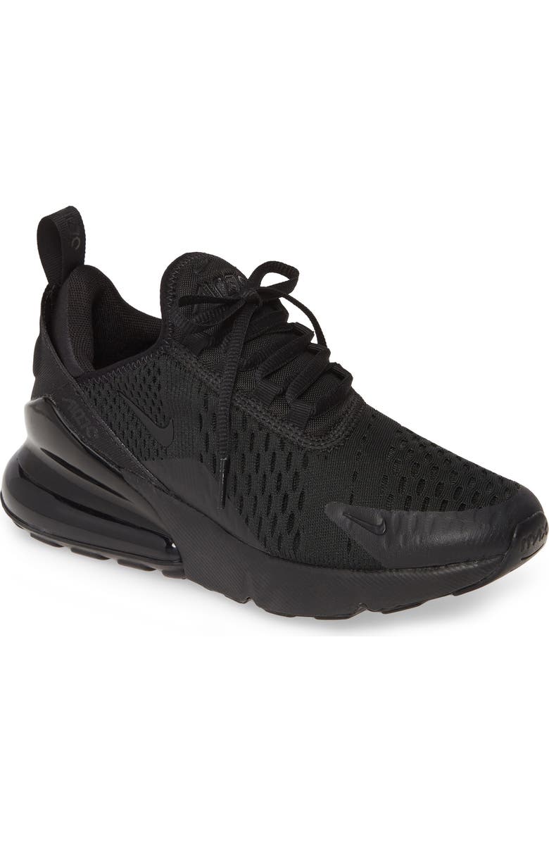 Nike Air Max 270 Sneaker, Main, color, Black/ Black