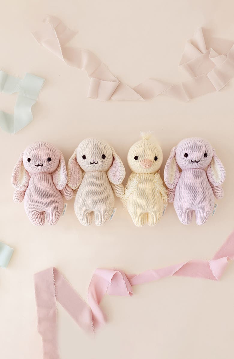 cuddle+kind Baby Bunny Stuffed Animal, Alternate, color, Beige