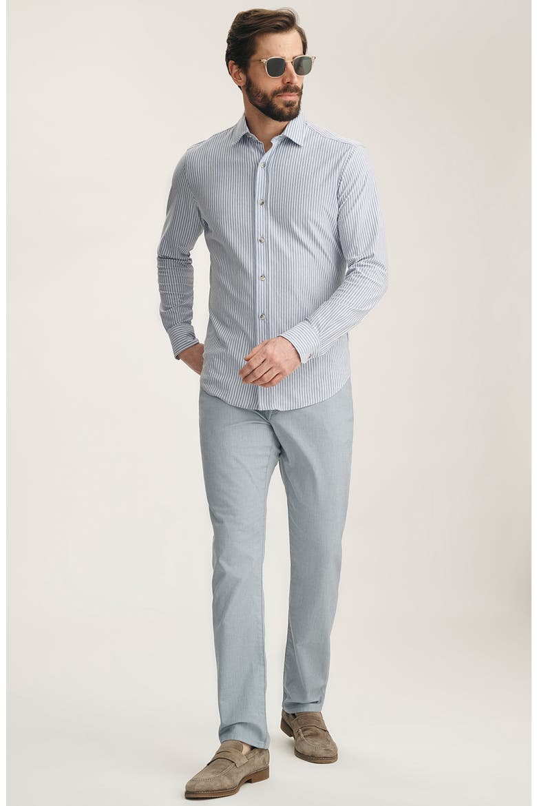 Courage Stretch Twill Straight Leg Pants, Alternate, color, BLUE HONEYCOMB