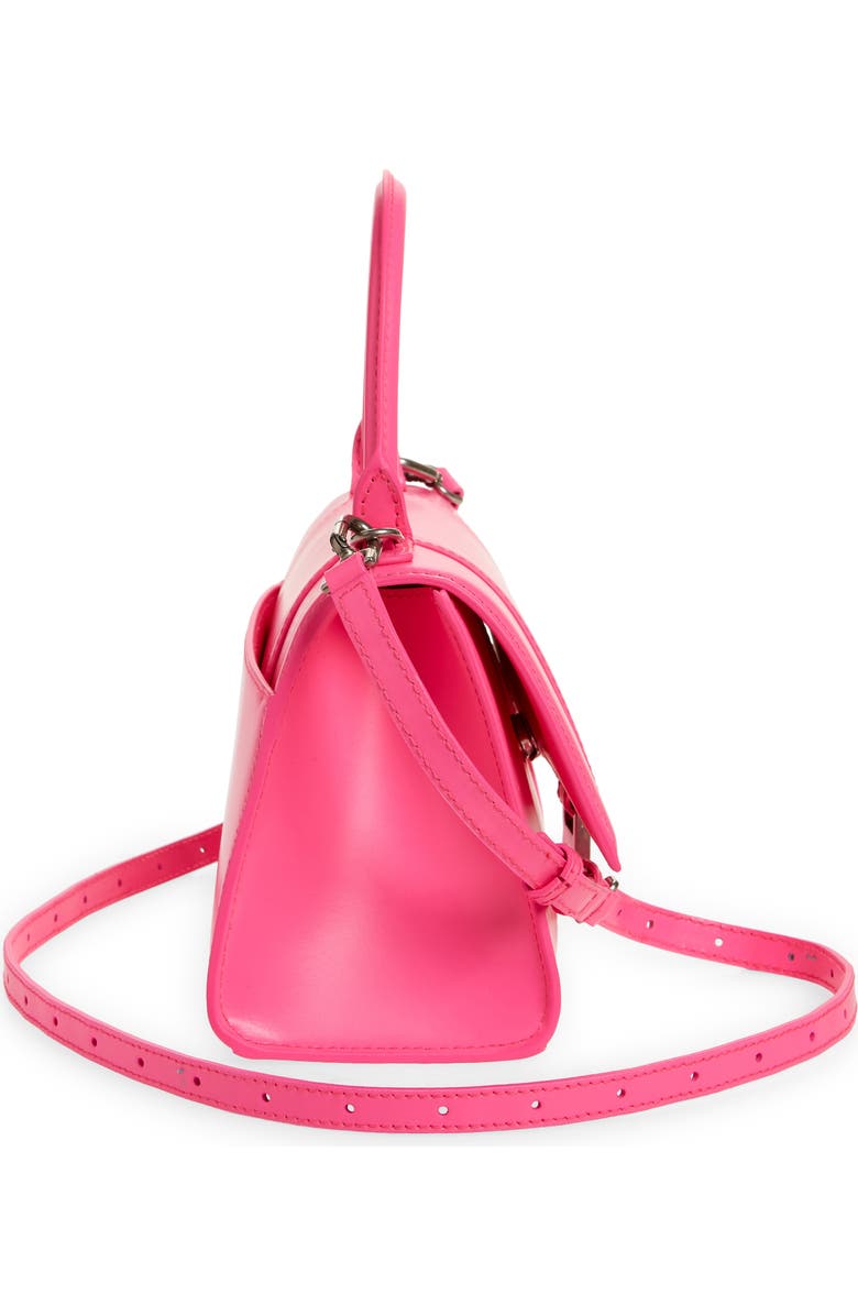 Balenciaga Small Hourglass Leather Top Handle Bag, Alternate, color,