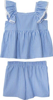 Mabel + Honey Piper Ruffled Tank Two Piece Set