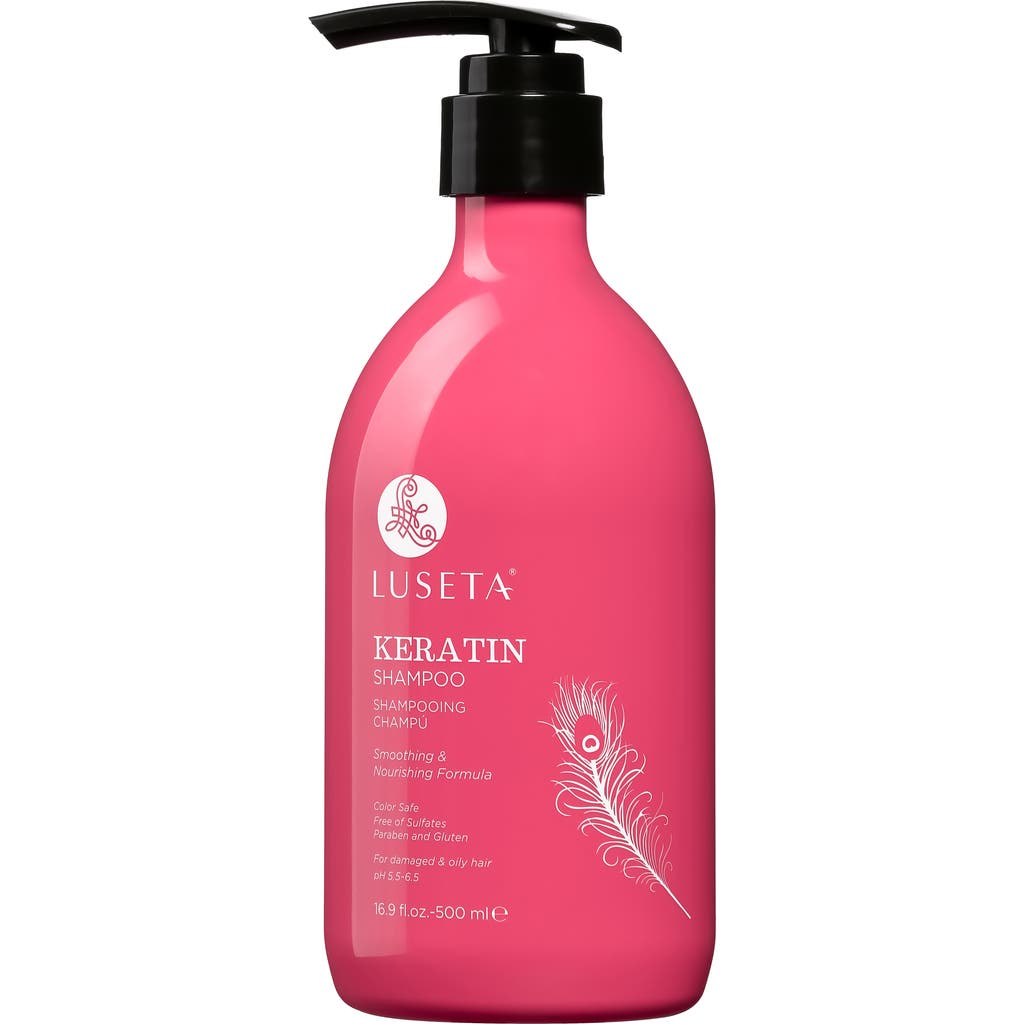 LUSETA BEAUTY Keratin Smooth Shampoo in Pink at Nordstrom