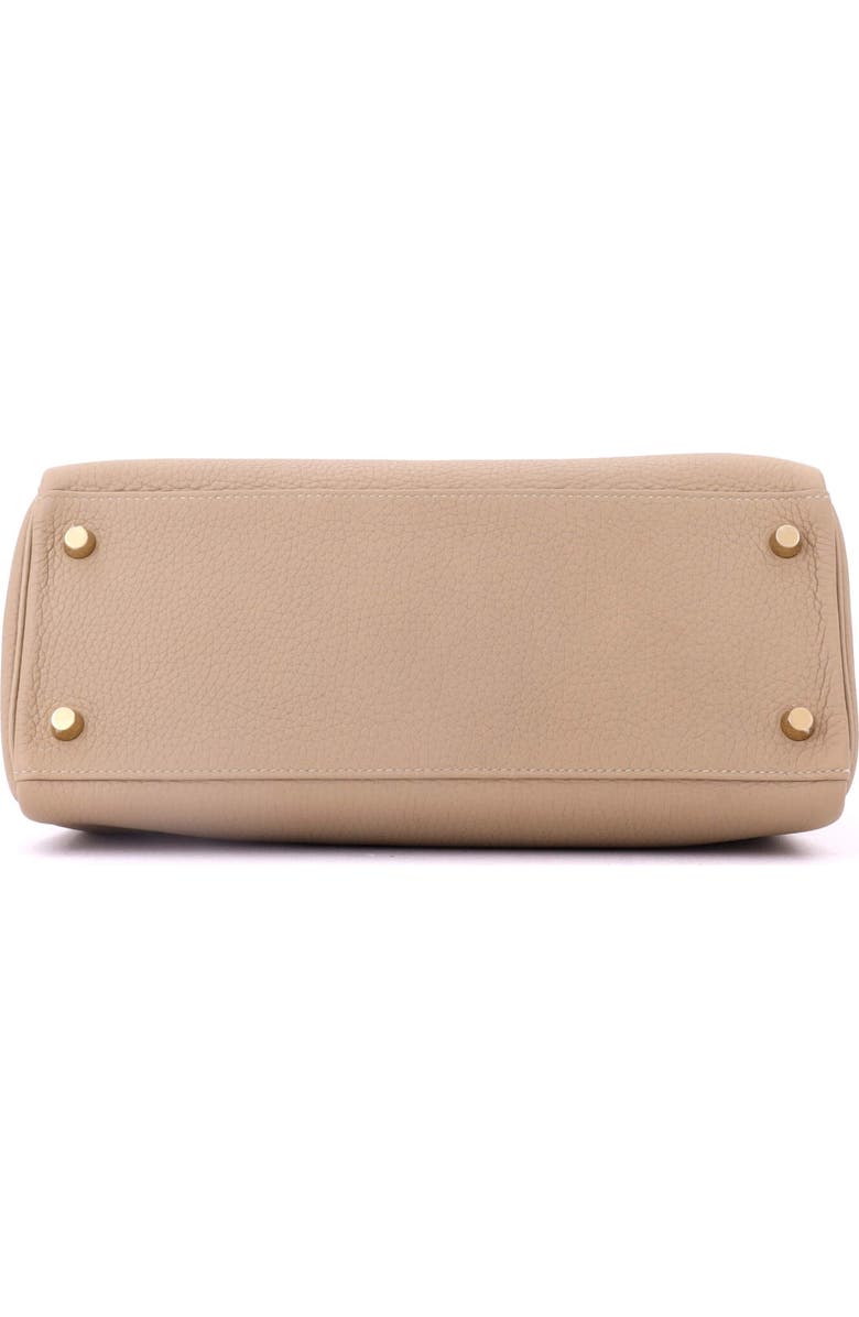 Pre-Owned Hermes Kelly Handbag Light Clemence with Gold Hardware 28, Alternate, color, Trench
