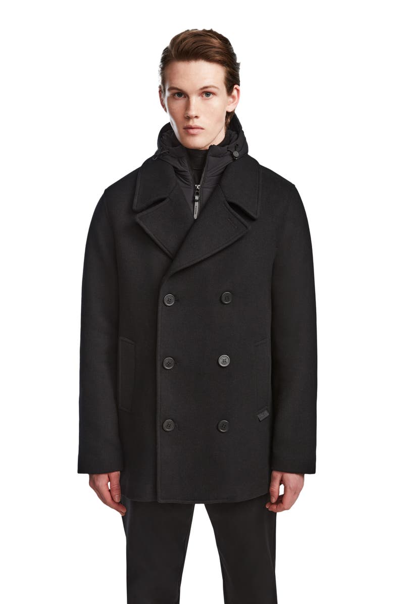Rudsak ARTHUR MEN'S DOUBLE BREASTED PEACOAT, Alternate, color, 
