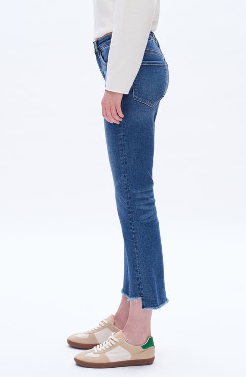Bayeas High Waist Step Hem Ankle Jeans