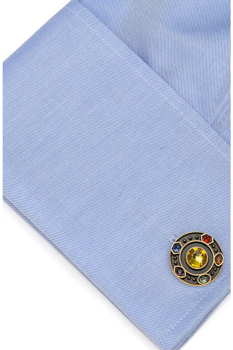 Infinity Stones Cuff Links, Alternate, color, GOLD