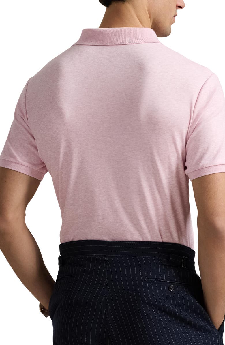 Polo Ralph Lauren Classic Fit Solid Pink Cotton Jersey Polo, Alternate, color, 