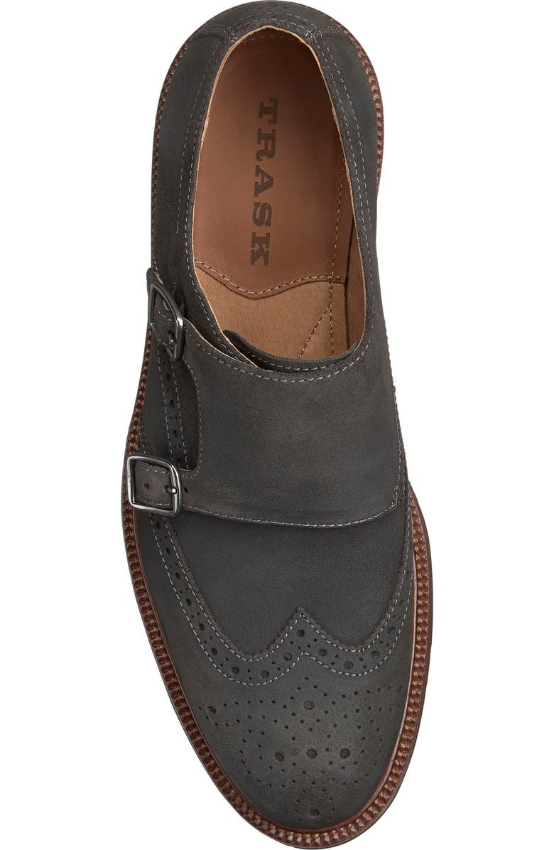 Trask Leland Double Monk Strap Shoe, Alternate, color,