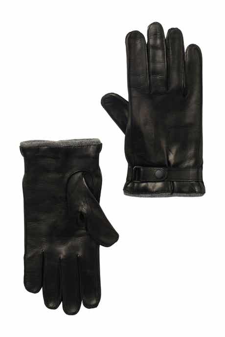 Portolano Nappa Leather Belted Gloves