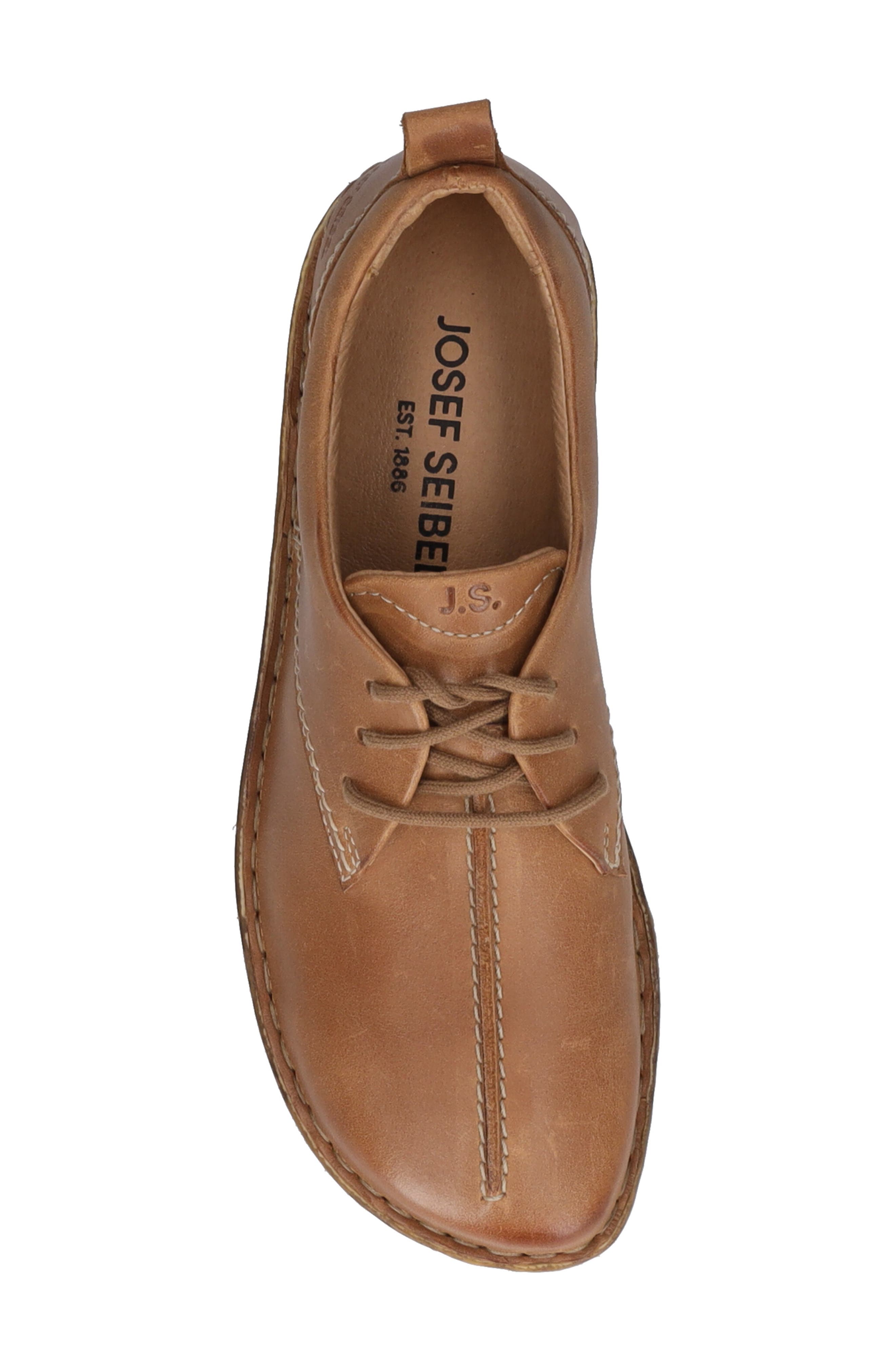Rosalie 50 Leather Sneaker, Alternate, color, COGNAC