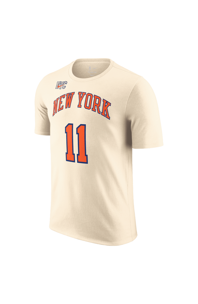 Nike Unisex Nike Jalen Brunson Cream New York Knicks 2025/26 City Edition Name & Number T-Shirt, Alternate, color, Cream