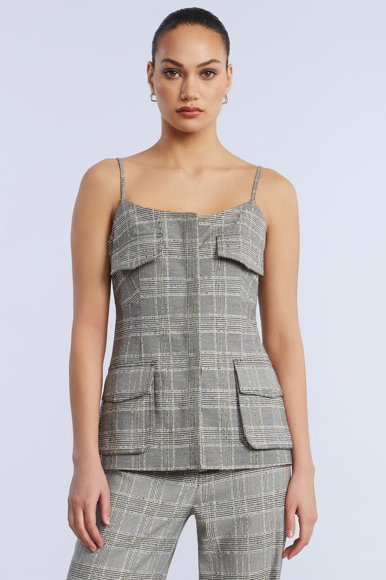 Glen Plaid Vest, Alternate, color, Glen Plaid