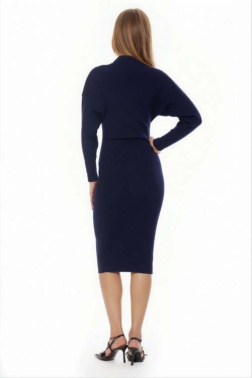 Alexia Admor Indigo Dress In Blue