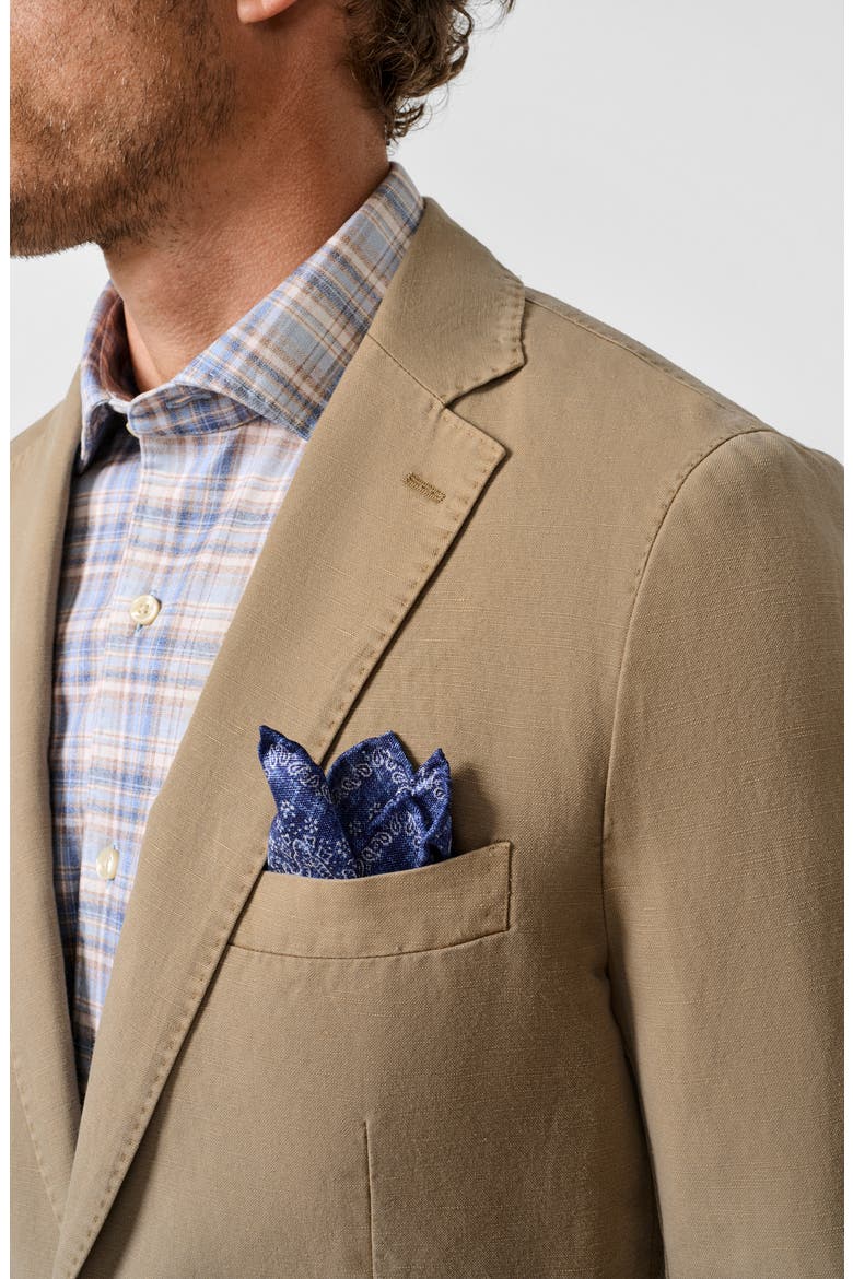 Jackson Cotton & Cashmere Blend Soft Coat, Alternate, color, KHAKI