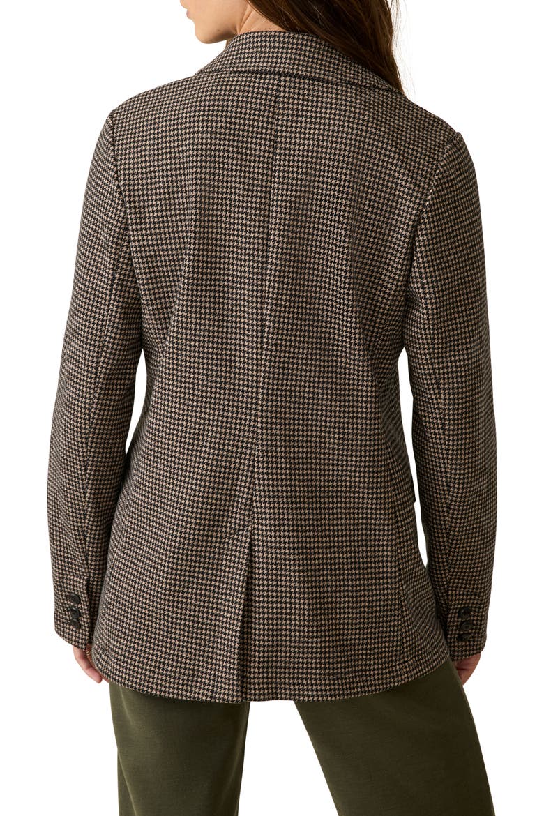 Inlet Houndstooth Knit Tweed Blazer, Alternate, color, MOCHA MOUNTAIN HOUNDSTOOTH