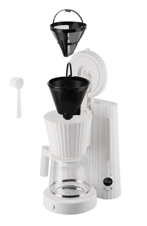 Alessi Plissé Drip Coffee Maker In White