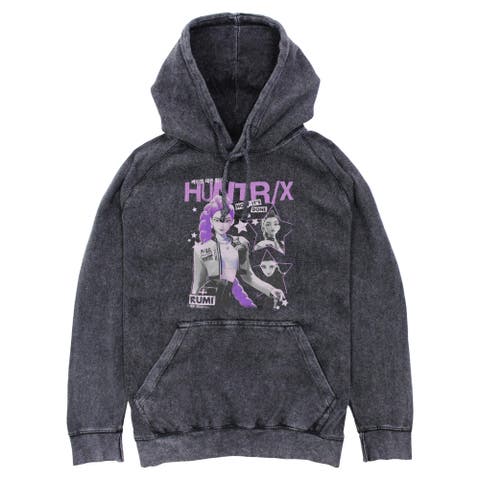 Men's KPop Demon Hunters Pop Star Huntrix Rumi  Pull Over Hoodie