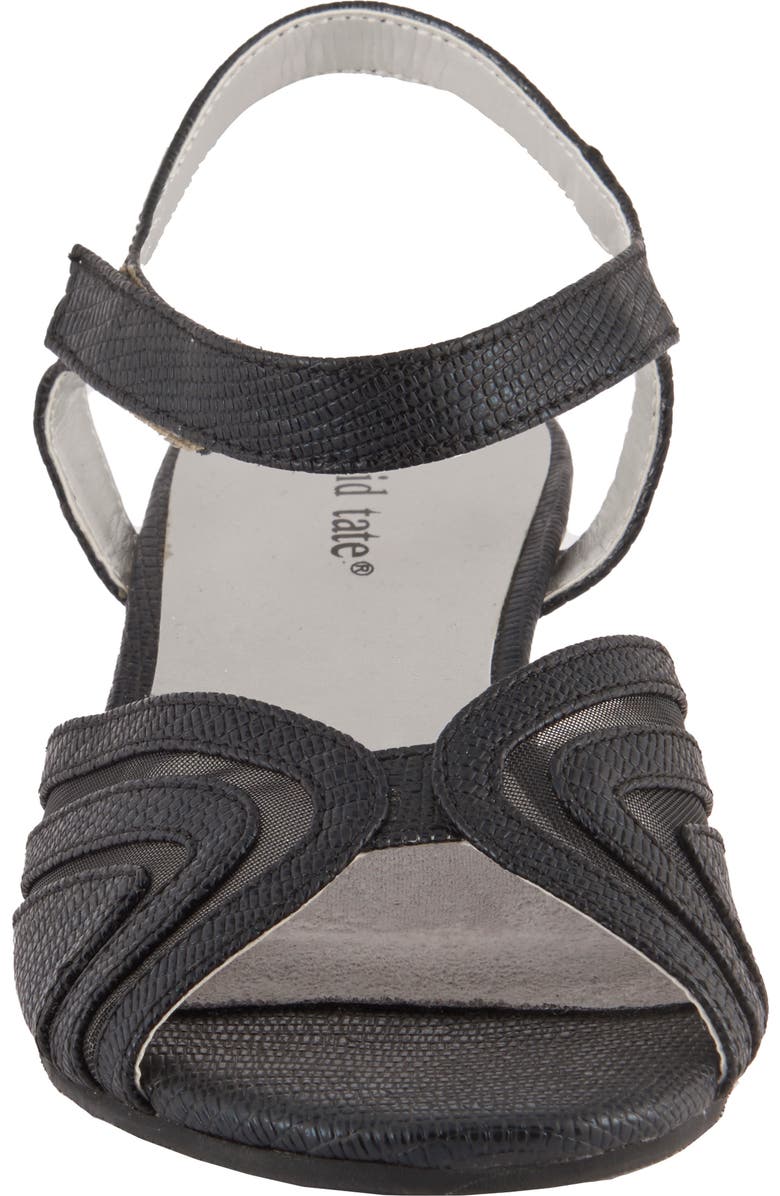 David Tate Admire Lizard Embossed Sandal, Alternate, color,