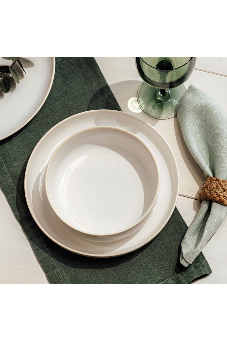 Crafted Cotton Individual Pasta Bowl, Alternate, color, White
