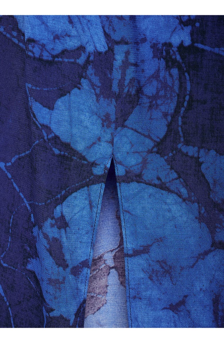 MANGO Tie Dye Print Dress, Alternate, color, 